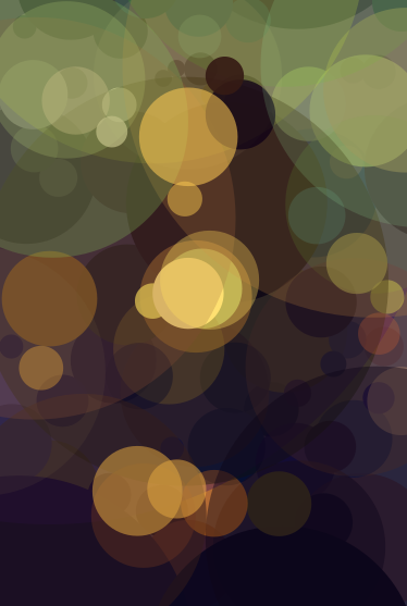 Circles that broadly look like the Mona Lisa
